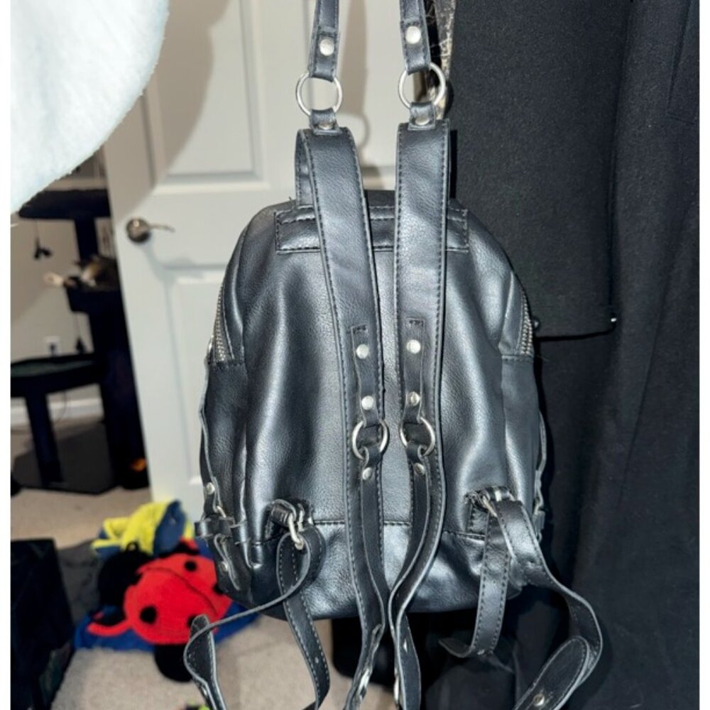 Unif Bound Mini Vegan Leather Backpack View 2
